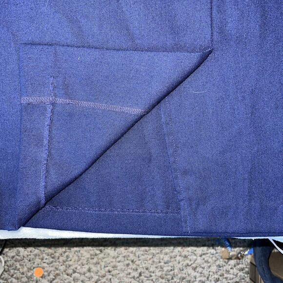 CL Cricket Lane Vintage 80s Womens 12 Canvas Blend Tulip Skirt Stretch USA Made - Picture 9 of 12